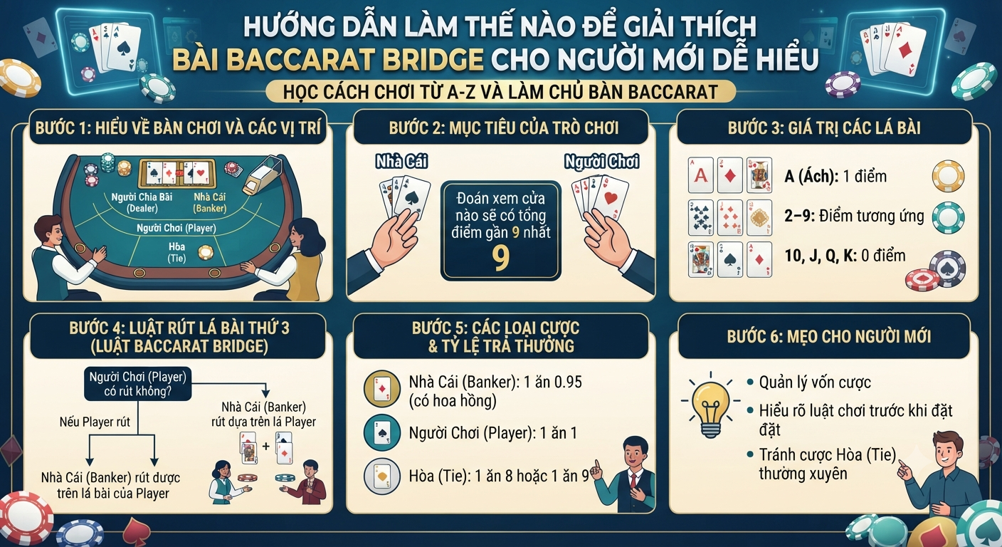 làm thế nào để giải thích bài baccarat bridge